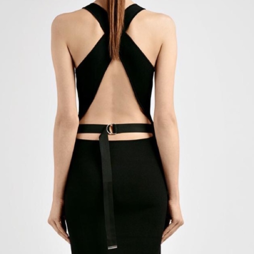 💋JOSEPH (London) black halter cocktail maxi dress - Picture 6 of 6